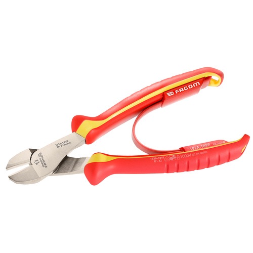 Pince Coupante de côté 180mm Cr-V isolé 1000V VDE KARX