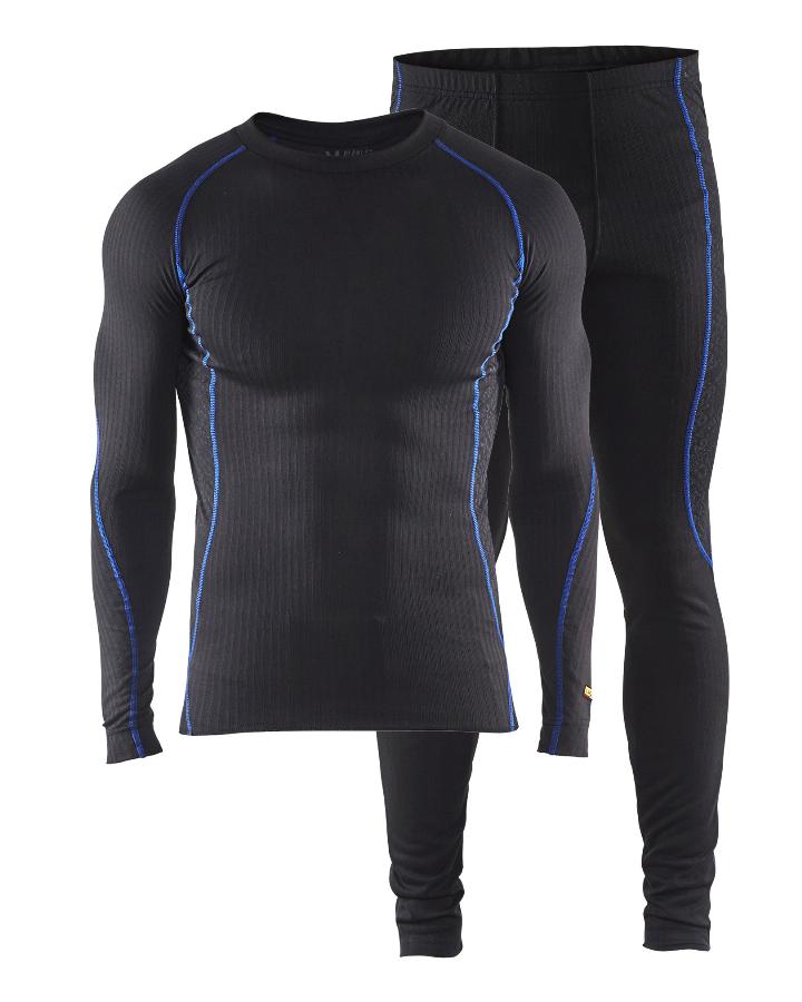 Ensemble sous-vêtement BLAKLADER Light Noir Bleu Roi