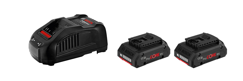 Pack de 2 batteries ProCORE 18V 4 Ah BOSCH