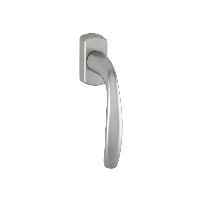 Poignée De Porte Sur Plaque HOPPE New York - Aspect Inox - Longueur 165 Mm - Neuf
