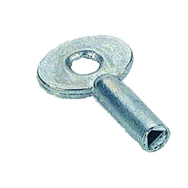 Clé Triangulaire M5 Format DIN 22417 - Tube Acier Galvanisé Avec Goupille Imperdable