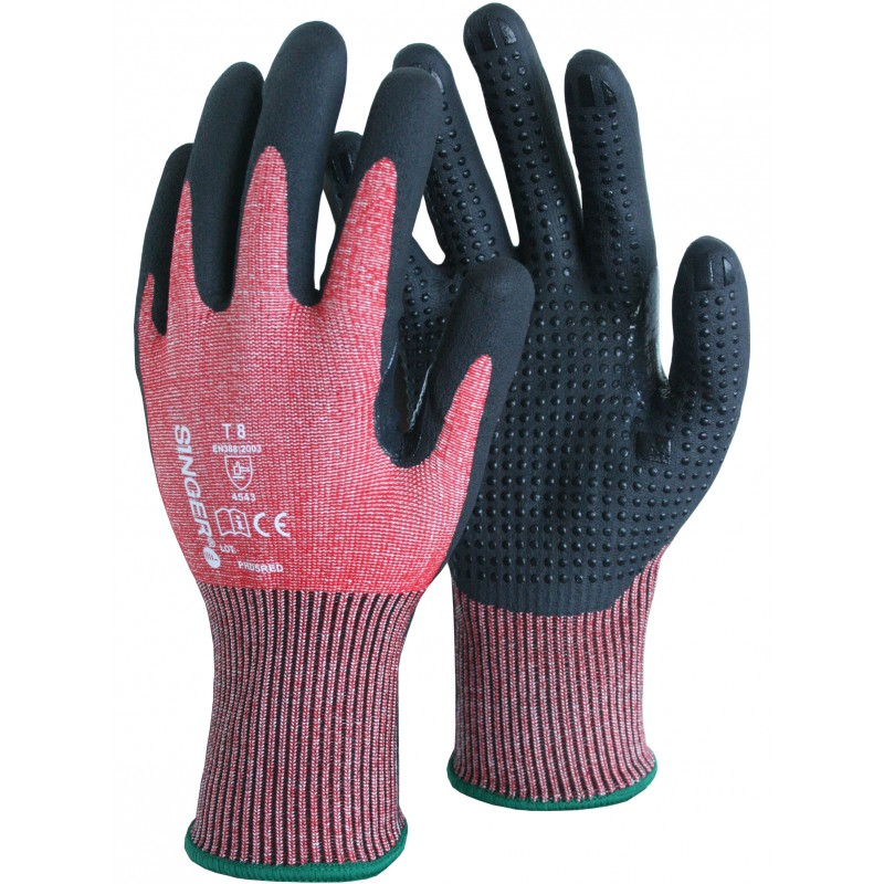 Lot 2 Gants Entraînement Musiciens - Protège-Doigts Guitare Nylon Fin Noir Taille Grand