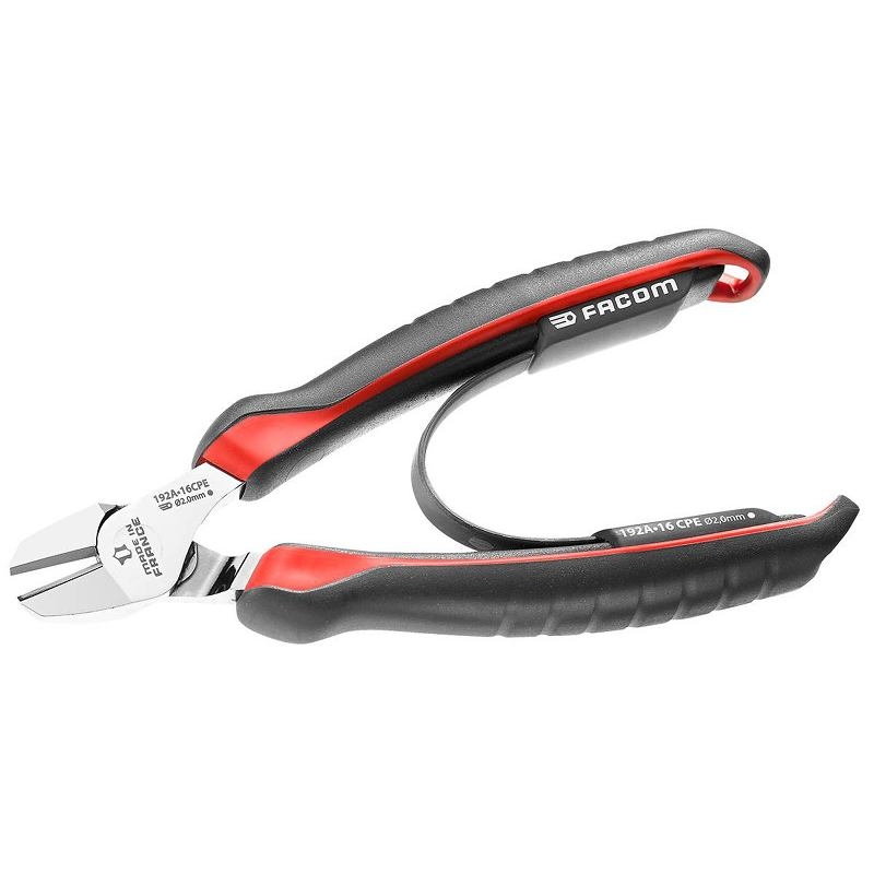 FACOM Pince Coupante Diagonale 160 Mm 192A.16CPEPB + Jeu 5 Tournevis Protwist Isolés 1000V AT5VE.PB - Lot Outils Pro Haute Performance