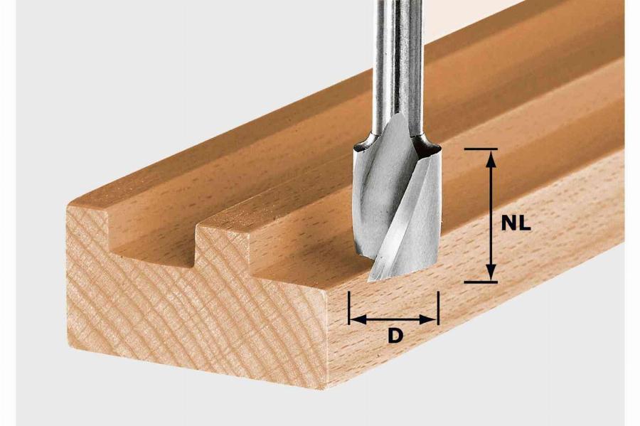 Fraise à Rainurer KWB HSS Professional (pour Bois, 10 Mm