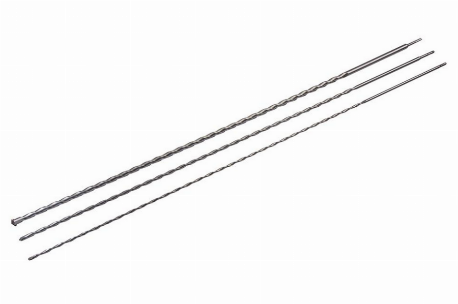 Jeu De 3 Forets SDS+ Silverline 633828 - 12/16/24mm X 1500mm - Pour Béton, Brique, Pierre - Carbure Tungstène