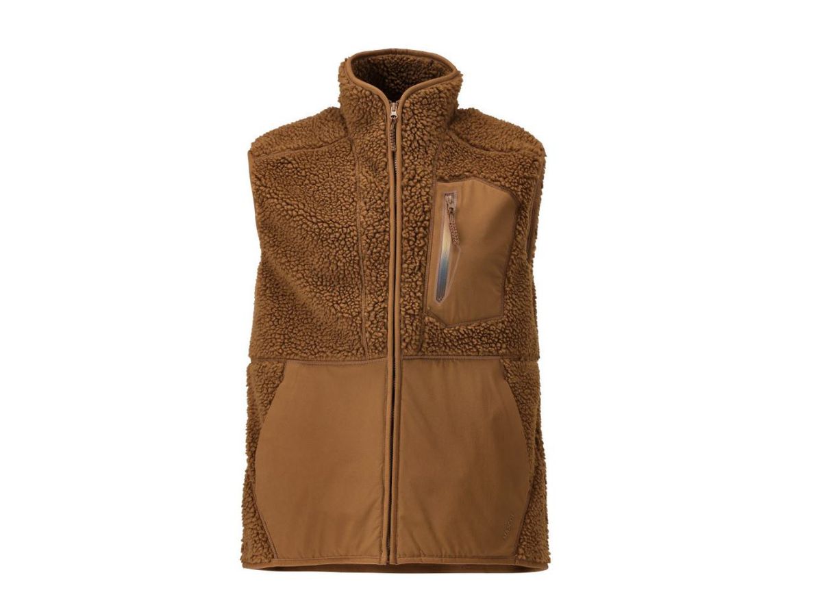 Gilet d'hiver sans anches doublé en polaire pour fee avec fereture