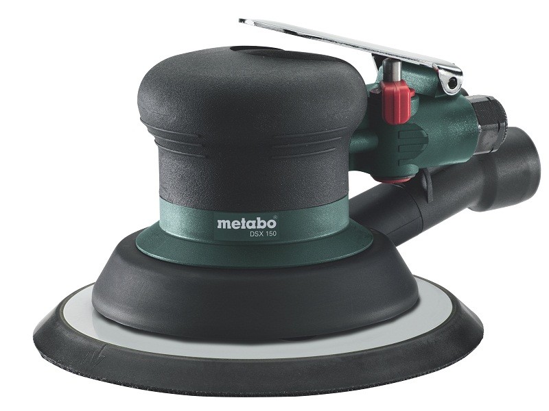 Einhell Ponceuse Excentrique Pneumatique TC-PE 150 - Plateau 150mm - Vitesse Réglable - 6 Abrasifs Inclus - Pour Bois & Métal