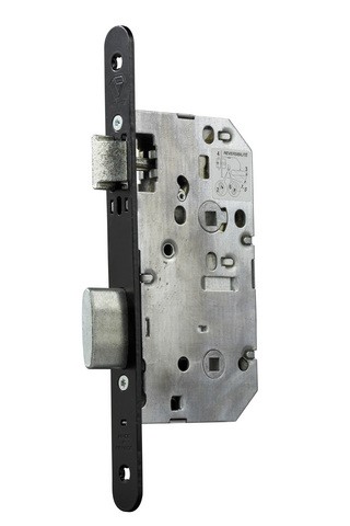 Serrure à larder bec de cane demi-tour interchangeable entraxe 92