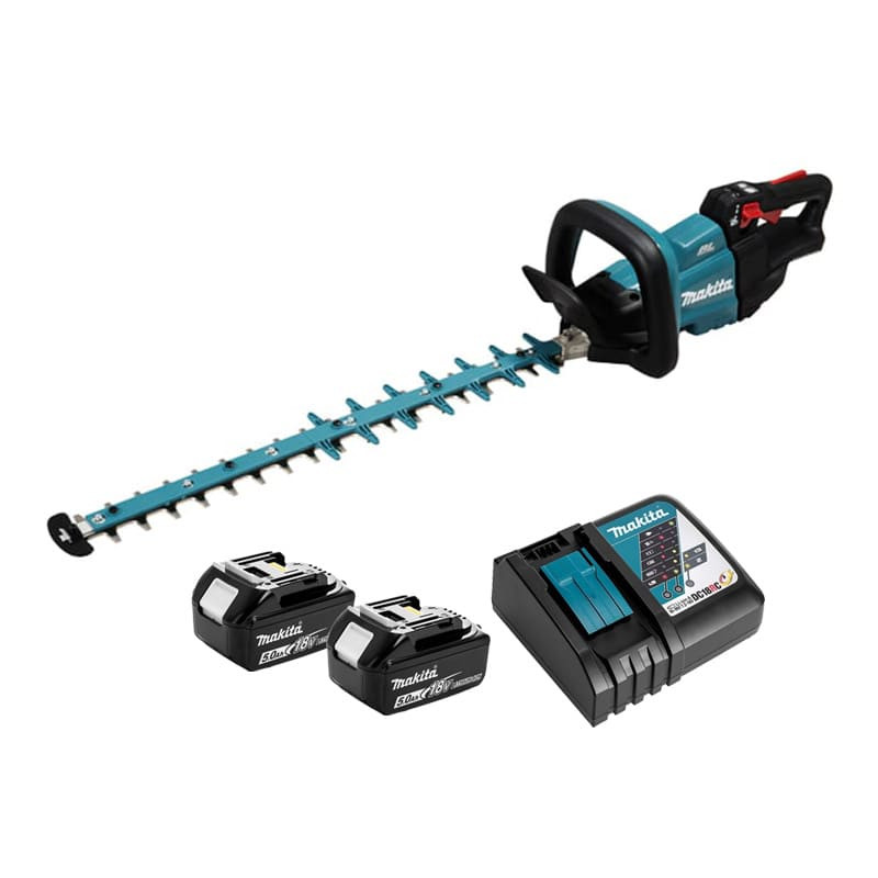 Taille-Haie Batterie 53 cm, Poignée Rotative 180°, Moteur sans Balais 3000 TR/Min, 2 Batteries 3,0 Ah, Coupe 16 mm, Taille-Haie sans Fil Léger pour Haies, Arbustes et Jardin