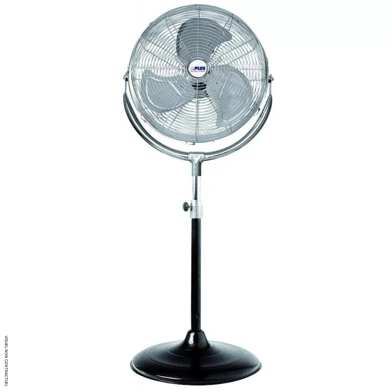 Ventilateur Sur Pied Noir Avec Télécommande Puissance: 60w Pales: 40cm