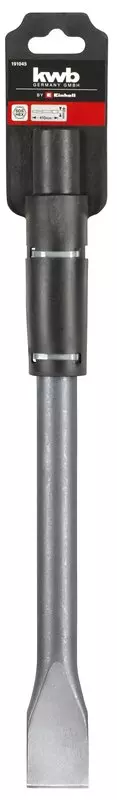 Burin plat KWB à tige hexagonale pour marteau-piqueur - 40 x 410 mm - 1 pièce - EINHELL - 49191045 Burin plat KWB à tige hexagonale pour marteau-piqueur - 40 x 410 mm - 1 pièce - EINHELL - 49191045