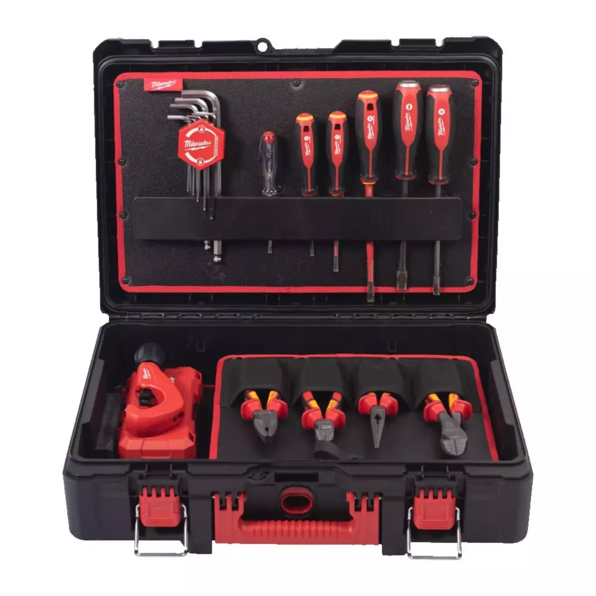 PACKOUT™ Ensemble d'outils en mallette - 73 pièces - pour plombiers - MILWAUKEE - 4932499467 PACKOUT™ Ensemble d'outils en mallette - 73 pièces - pour plombiers - MILWAUKEE - 4932499467
