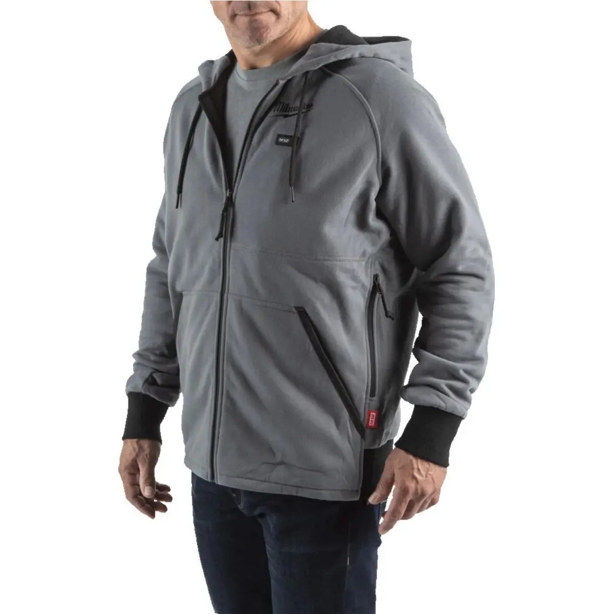 Sweat à capuche chauffant - gris - MILWAUKEE - 493248006