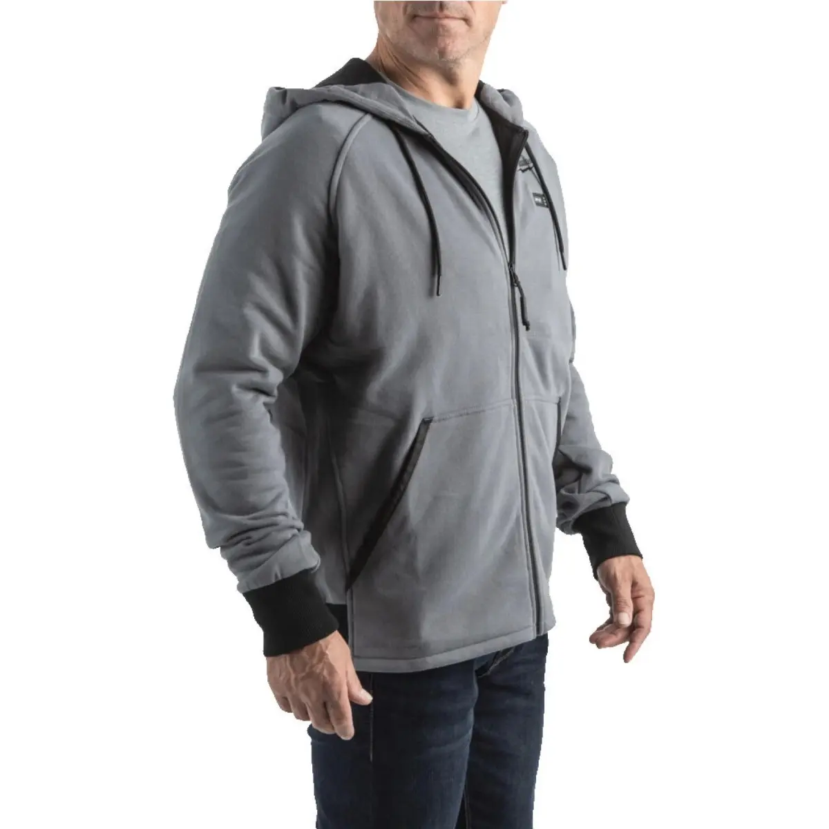 Sweat à capuche chauffant - gris - T.L - MILWAUKEE - 4932480068