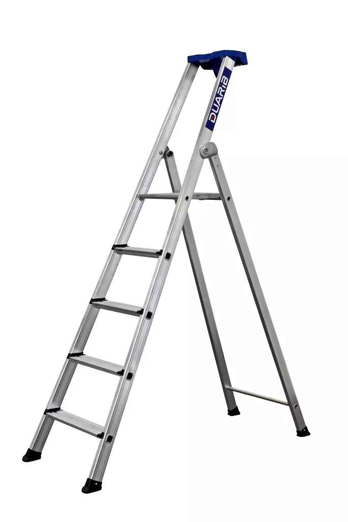 Escabeau aluminium Pro 54 avec 5 marches - DUARIB - 609205 Escabeau aluminium Pro 54 avec 5 marches - DUARIB - 609205