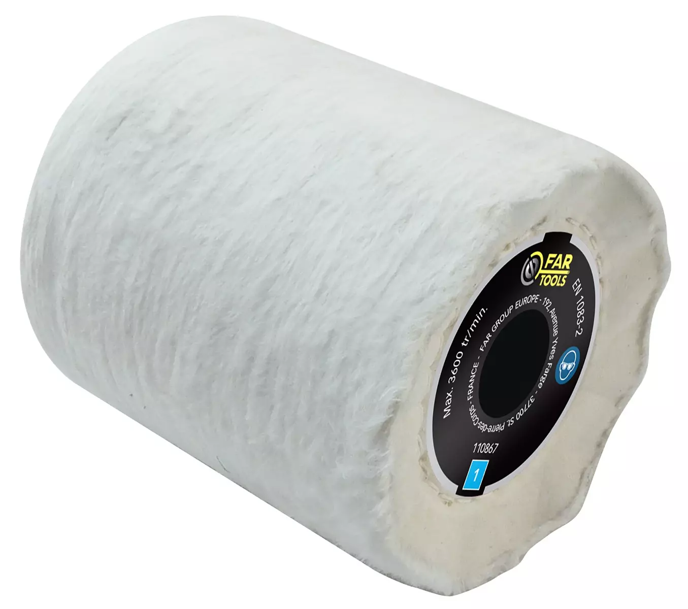 Brosse en coton FAR TOOLS Ø 120 mm x L 100 mm - 110867 Brosse en coton FAR TOOLS Ø 120 mm x L 100 mm - 110867