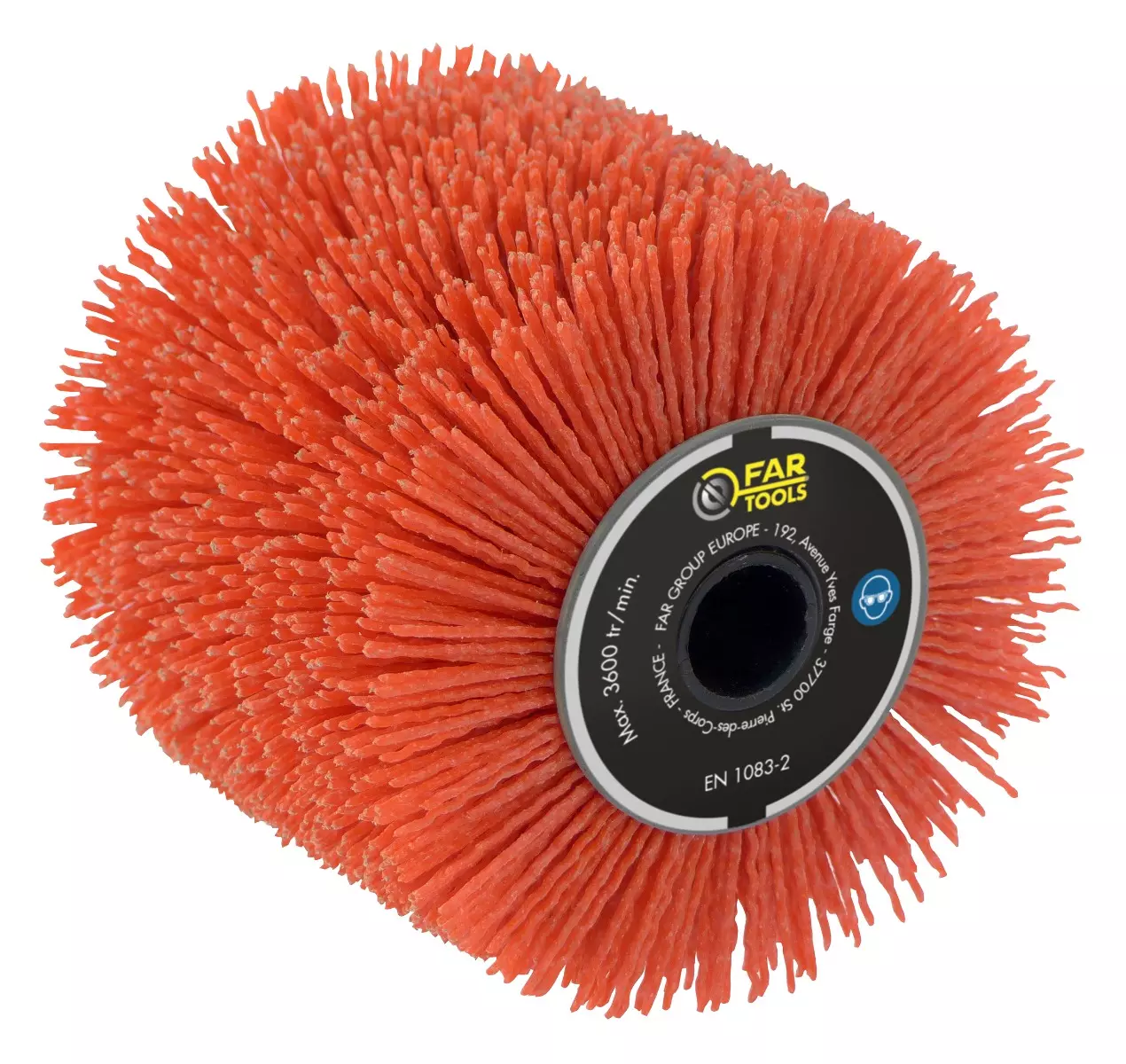 Brosse nylon A80 FAR TOOLS Ø 120 mm L 100 mm - 110886 Brosse nylon A80 FAR TOOLS Ø 120 mm L 100 mm - 110886