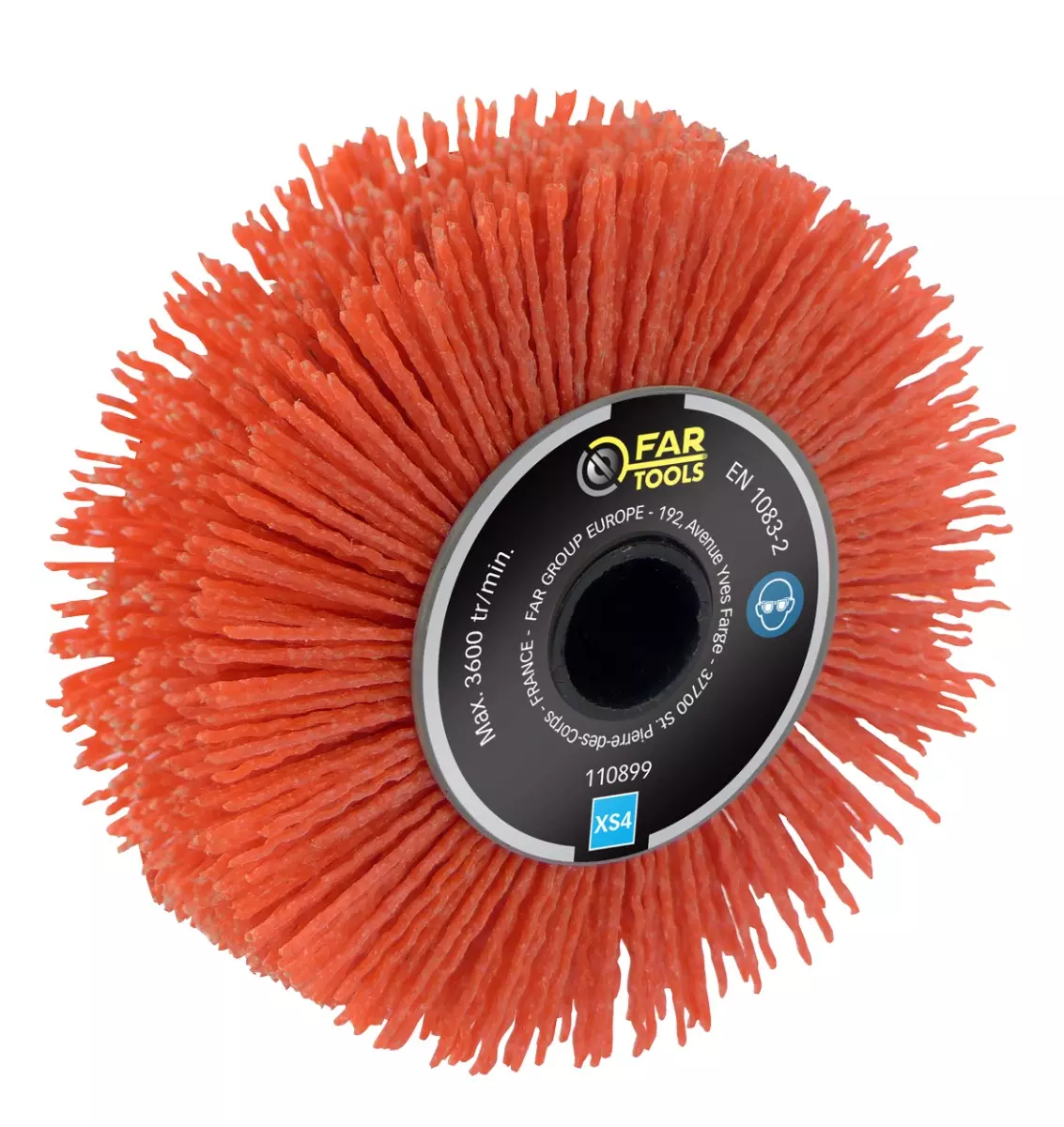Brosse fil laitonnée FAR TOOLS Ø 120 mm L 20 mm - 110899 Brosse fil laitonnée FAR TOOLS Ø 120 mm L 20 mm - 110899