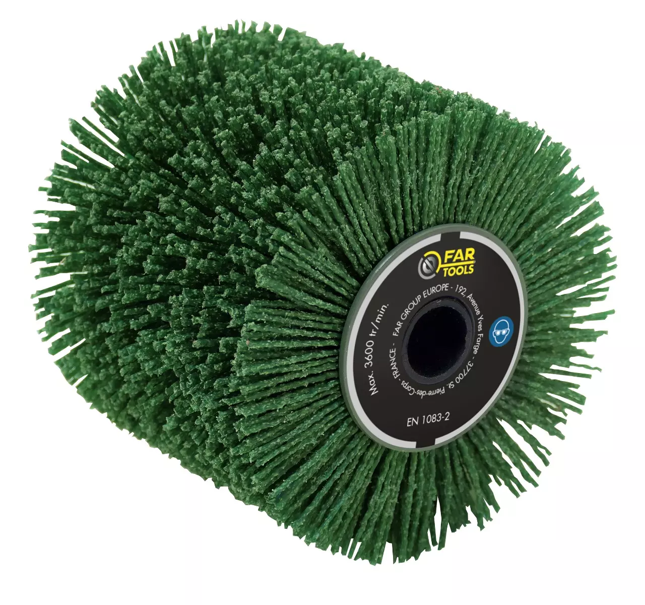 Brosse nylon A36 FAR TOOLS Ø 120 mm L 100 mm - 110915 Brosse nylon A36 FAR TOOLS Ø 120 mm L 100 mm - 110915