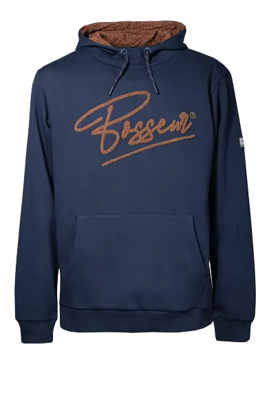 Sweat-shirt - BOSSEUR - à capuche Lizar Bleu Marine T.S   11932-007