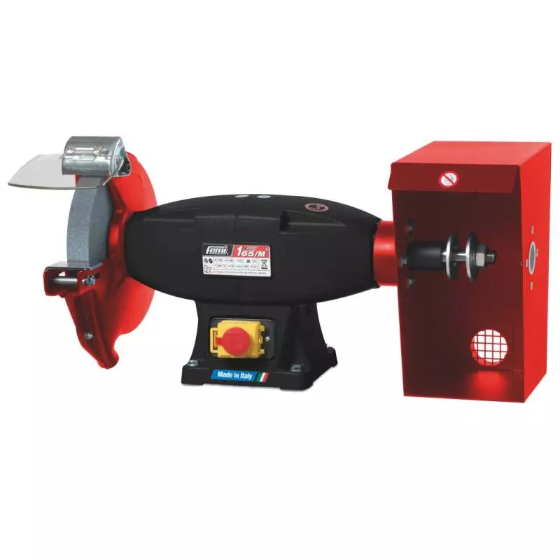 Touret combiné FEMI 163/M EVO - 1100 W Triphasé - Ø 200x30x20 mm - Avec meule, sans brosse - 8023532