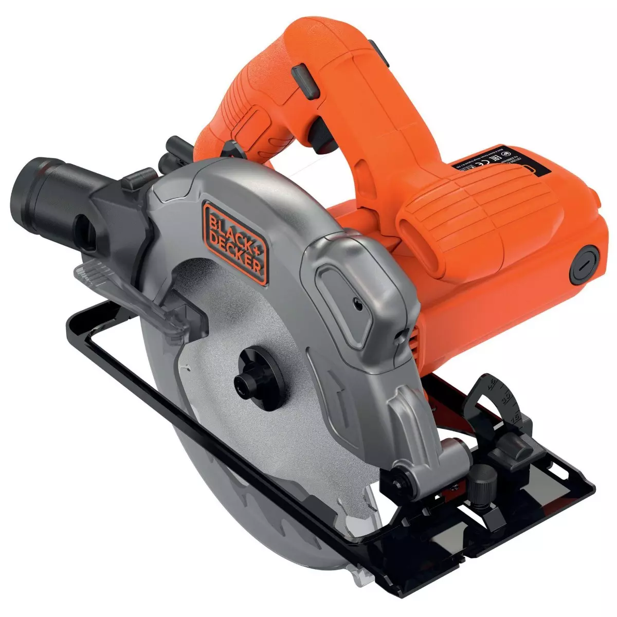 Scie circulaire filaire 1250 W Ø 190 mm - BLACK+DECKER - avec 2 lames - CS1250LA-QS