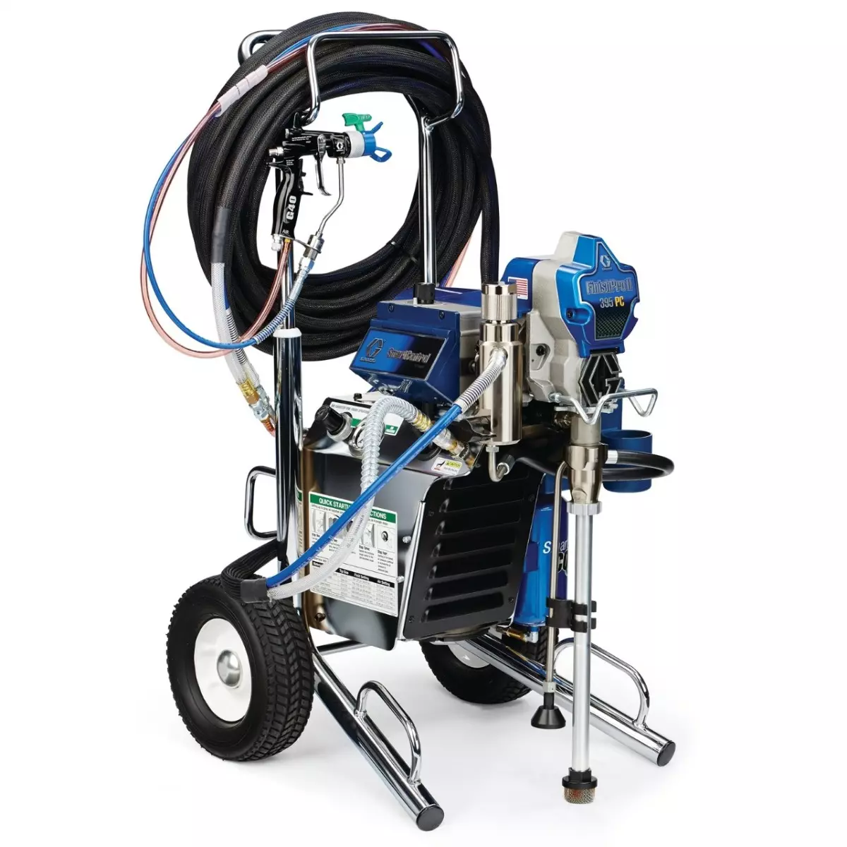 Pulvérisateur FinishPro II 395 PC électrique - air/sans air - GRACO - 230 V - 17C418 Pulvérisateur FinishPro II 395 PC électrique - air/sans air - GRACO - 230 V - 17C418