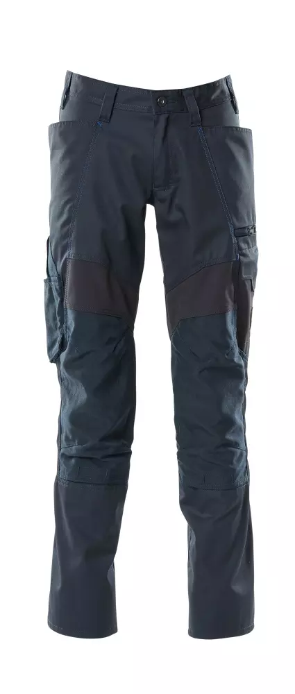 Pantalon de travail avec poches genouillères MASCOT Accelerate - 18579-442-Bleu marine-82-46