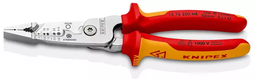 Pince électrique 5 en 1 Modèle métrique - KINPEX - 13 76 200 ME Pince électrique 5 en 1 Modèle métrique - KINPEX - 13 76 200 ME