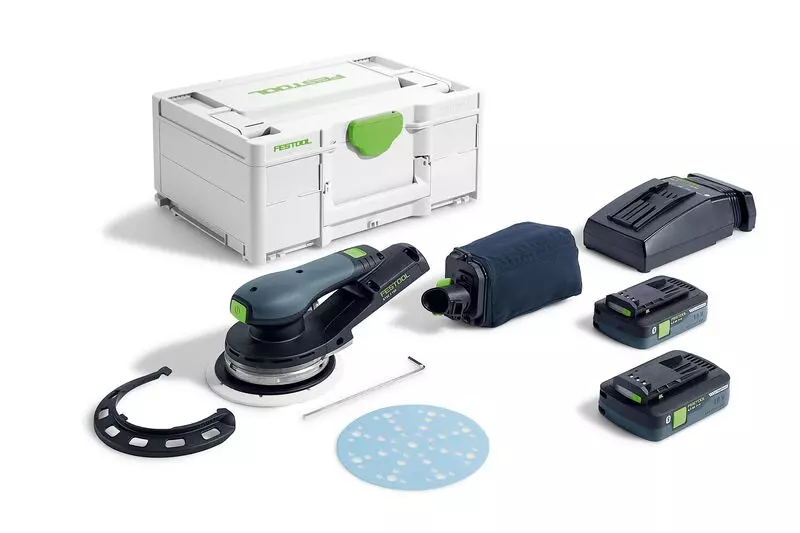 Ponceuse excentrique sans fil ETSC 2 150 4,0 I-Plus - FESTOOL - avec 2 batteries 18v 4.0Ah - chargeur - Systainer- 577726 Ponceuse excentrique sans fil ETSC 2 150 4,0 I-Plus - FESTOOL - avec 2 batteries 18v 4.0Ah - chargeur - Systainer- 577726