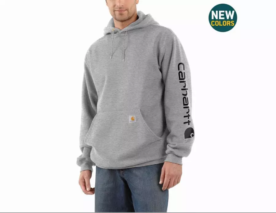 【送料&関税込】Carhartt Sweatshirt With Logo Sweatshirt à capuche CARHARTT avec logo sur la manche - K288
