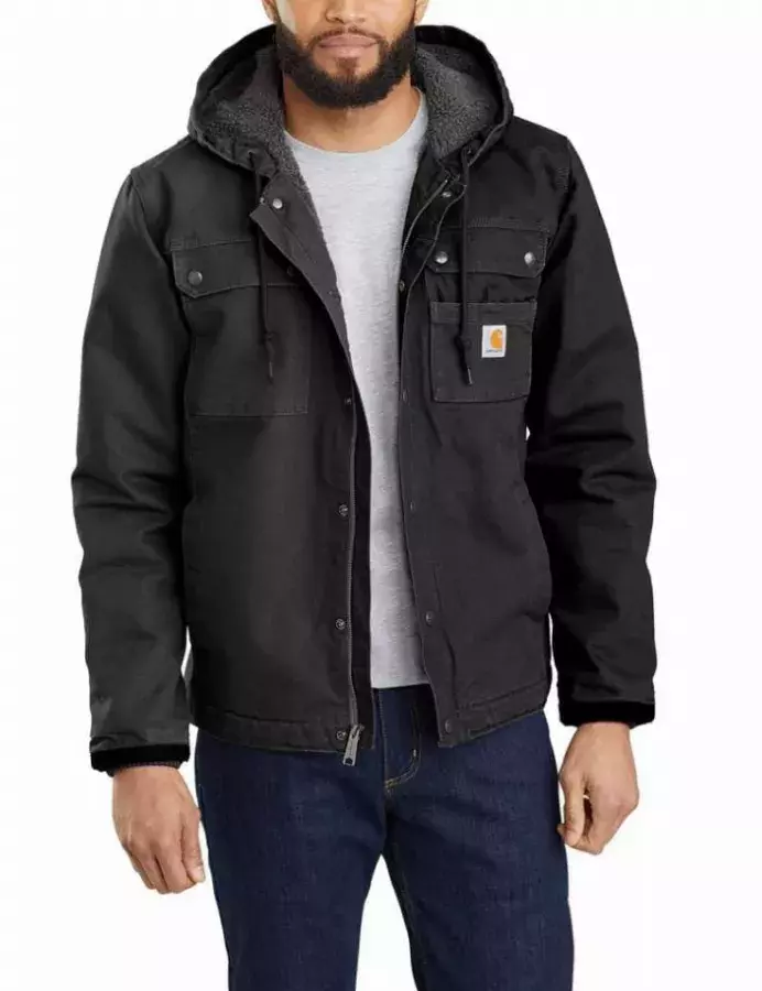 Blouson CARHARTT Bartlett Jacket Noir T.L - 103826-BLK-L