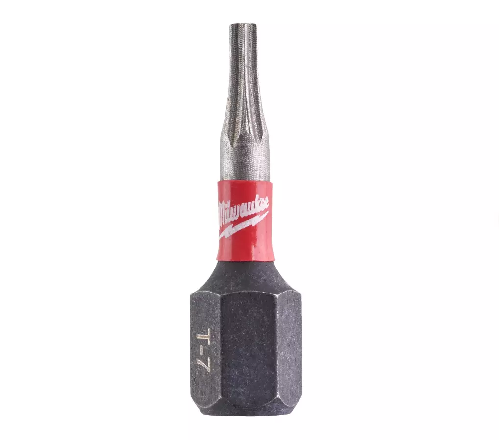 Embouts de vissage pour visseuses à chocs - SHOCKWAVE TX7 X 25 MM - 2 PCS - MILWAUKEE - 4932471567