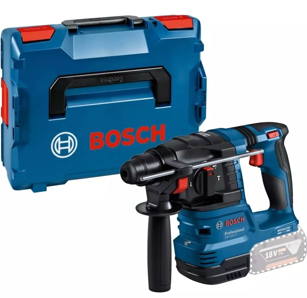 Perforateur SDS - PLUS GBH 18V-22 - BOSCH - Sans batterie, ni chargeur - L-Boxx - 611924001 Perforateur SDS - PLUS GBH 18V-22 - BOSCH - Sans batterie, ni chargeur - L-Boxx - 611924001