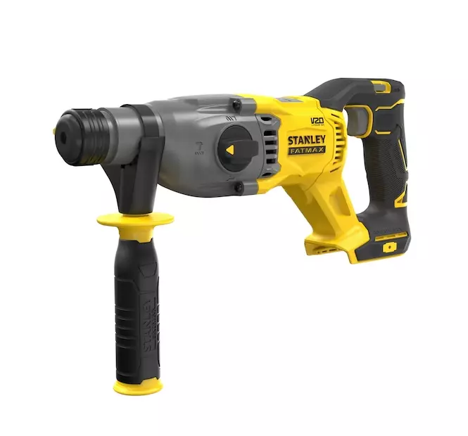 Perforateur SDS+ 2J EPTA BRUSHLESS - 18V - 3 modes rotation / percussion avec rotation / burinage - Gamme V20 - STANLEY FATMAX - Sans batterie, ni chargeur - SFMCH900B-XJ Perforateur SDS+ 2J EPTA BRUSHLESS - 18V - 3 modes rotation / percussion avec rotation / burinage - Gamme V20 - STANLEY FATMAX - Sans batterie, ni chargeur - SFMCH900B-XJ