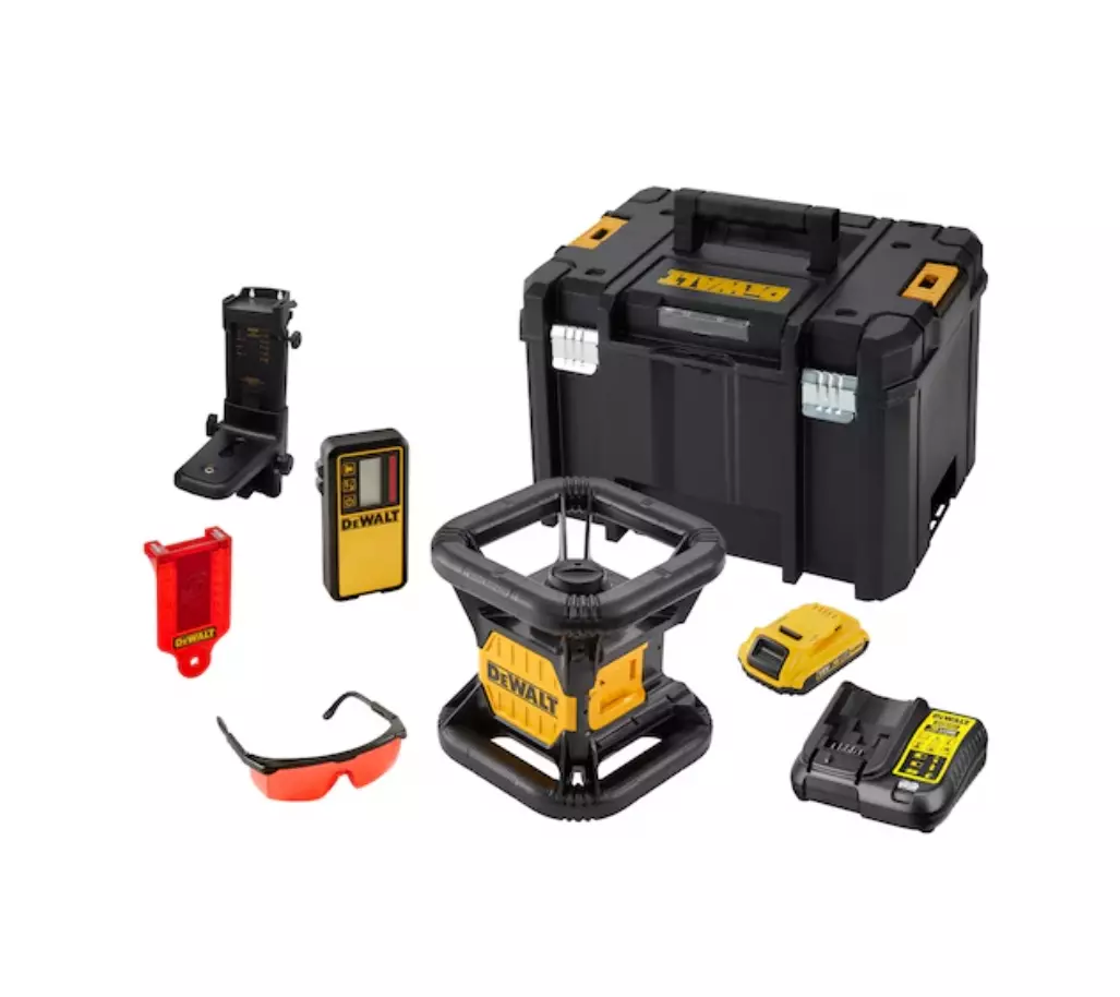 Niveau laser rotatif DEWALT Double pente intérieur 18V - DCE074D1R Niveau laser rotatif DEWALT Double pente intérieur 18V - DCE074D1R