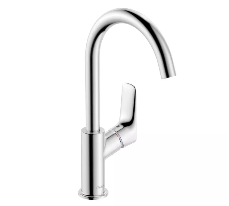 Mitigeur de lavabo HANSGROHE Logis bec haut avec tirette et vidage synthétique chromé - 71130000 Mitigeur de lavabo HANSGROHE Logis bec haut avec tirette et vidage synthétique chromé - 71130000