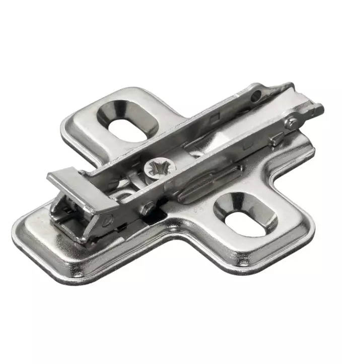 Embase cruciforme à fixation rapide perçage 37 x 32 mm à visser 0 mm acier - SALICE - BAV3M09F Embase cruciforme à fixation rapide perçage 37 x 32 mm à visser 0 mm acier - SALICE - BAV3M09F