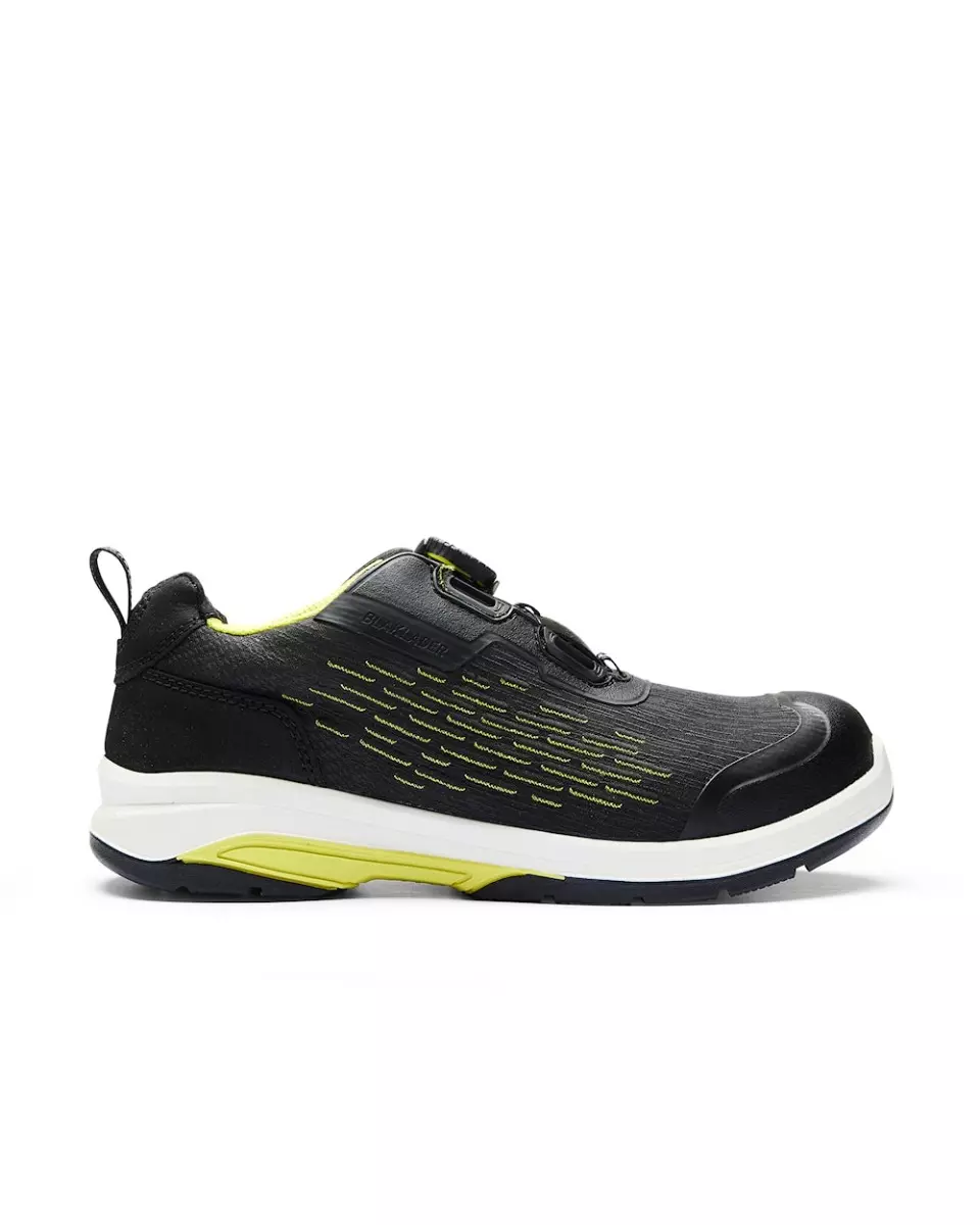 Chaussures de sécurité basse BLAKLADER Cradle - Noir/Jaune - S1 P SRC ESD
