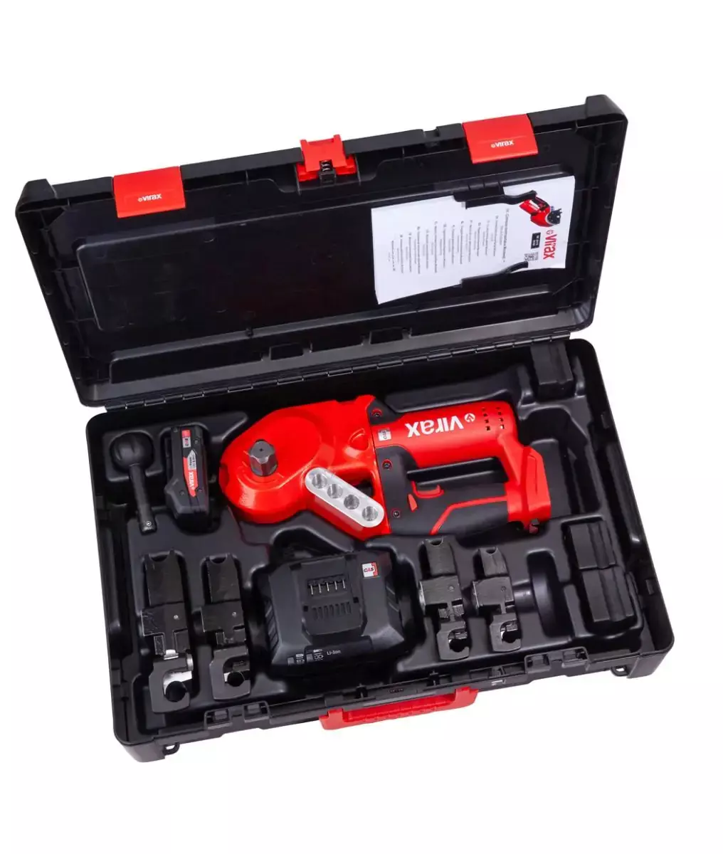 Cintreuse compacte électroportative 18 V Ministem® Ø 14-16-18-22mm - VIRAX - avec 1 batterie 18V 2Ah - chargeur rapide - Virabox - 251774 Cintreuse compacte électroportative 18 V Ministem® Ø 14-16-18-22mm - VIRAX - avec 1 batterie 18V 2Ah - chargeur rapide - Virabox - 251774