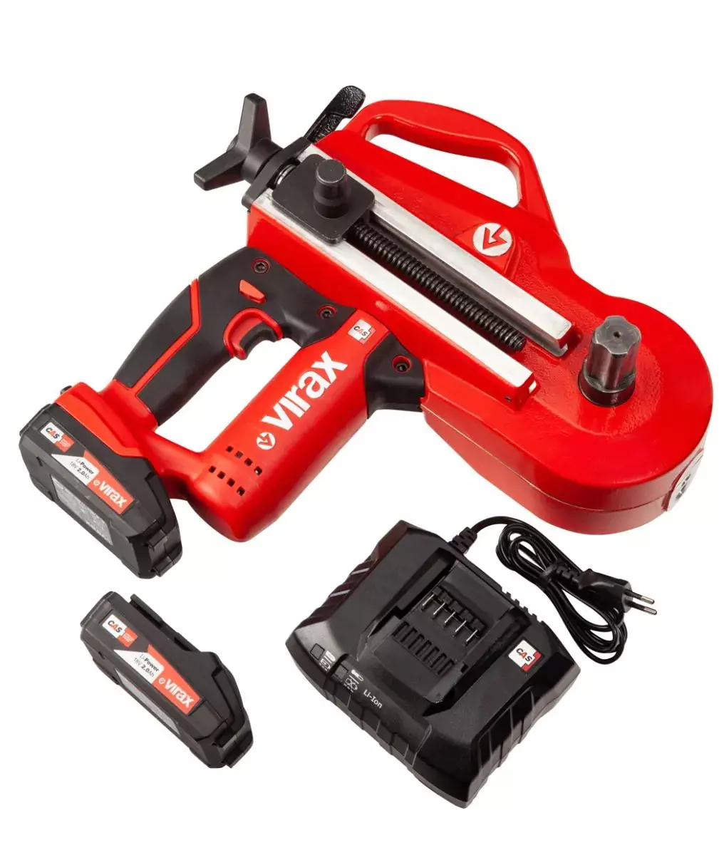 Cintreuse électroportative 18 V Eurostem® III 12-14-16-18-22mm - VIRAX - avec 2 batterie 18V 2.Ah - 251874 Cintreuse électroportative 18 V Eurostem® III 12-14-16-18-22mm - VIRAX - avec 2 batterie 18V 2.Ah - 251874