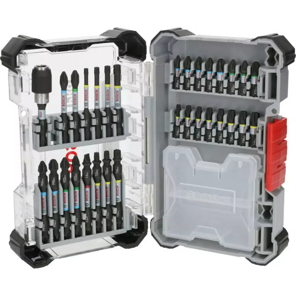 Jeu d'embouts de vissage PRO impact, 31 pcs. - BOSCH - 2608521U71 Jeu d'embouts de vissage PRO impact, 31 pcs. - BOSCH - 2608521U71