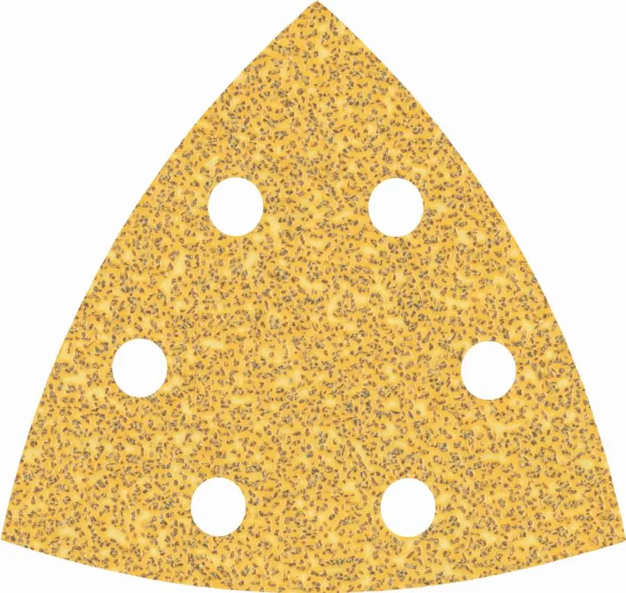 Feuille abrasive BOSCH EXPERT DELTA C470 - Grain 120 - 93 mm 5 pièces - 2608900827