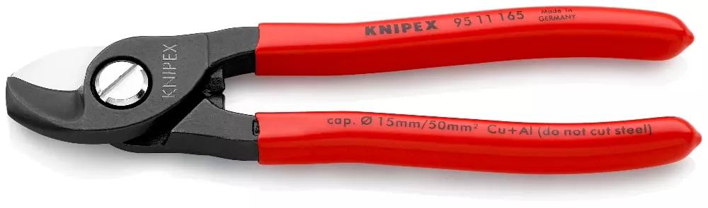 Pince coupe-câbles - 165 mm - Diam. 15 mm - KNIPEX - 95 11 165 SB