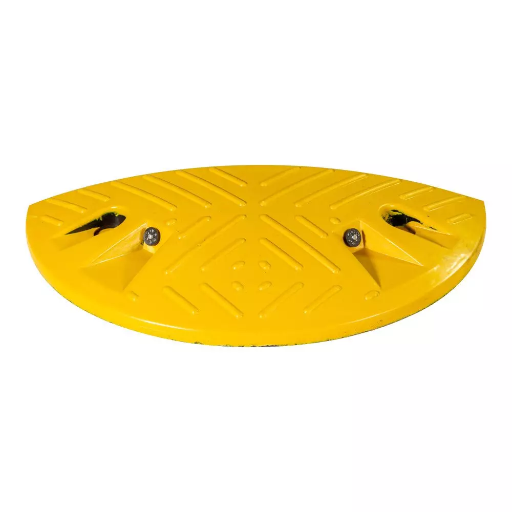2 éléments modules 1/2 rond de ralentisseur Eco Bump - 215 x 430 m - H 60 mm - Jaune + Noir - NOVAP - 8005061 + 8005078 2 éléments modules 1/2 rond de ralentisseur Eco Bump - 215 x 430 m - H 60 mm - Jaune + Noir - NOVAP - 8005061 + 8005078