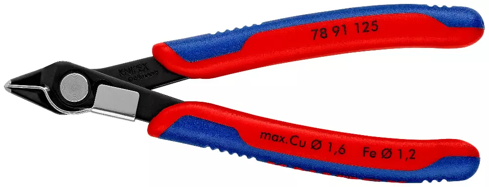 Pince coupante Electronic Super Knips - 125 mm - Gainage PVC - KNIPEX - 78 91 125