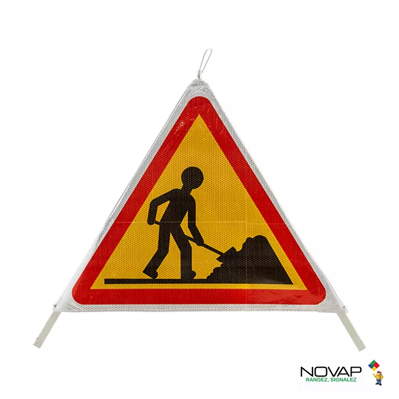 Tripode de signalisation - Travaux - NOVAP - 3342000 Tripode de signalisation - Travaux - NOVAP - 3342000