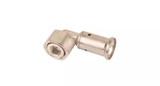 Coude écrou libre multicouche laiton à sertir HENCO 20 x 3/4" - 34P-2005-CS