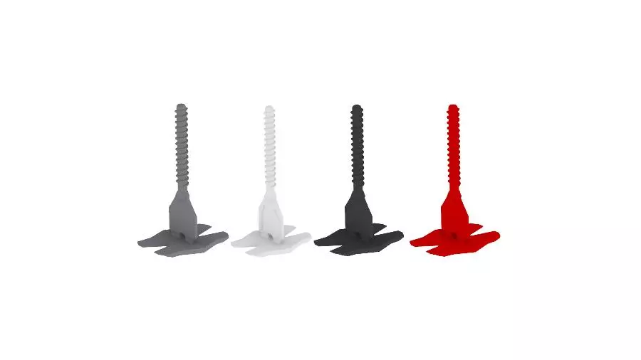 Base plate Cyclone 2 mm RUBI 100 unités - 35943
