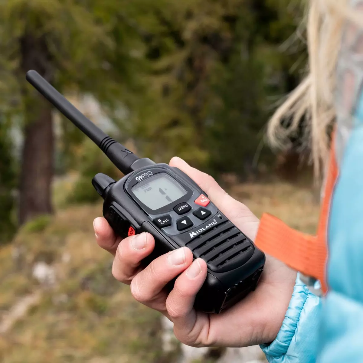 Talkie-walkie Midland G18 - Étanche IP67 - 8 Canaux PMR446 - 19h Autonomie